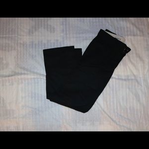 Men’s regular fit black work pant.